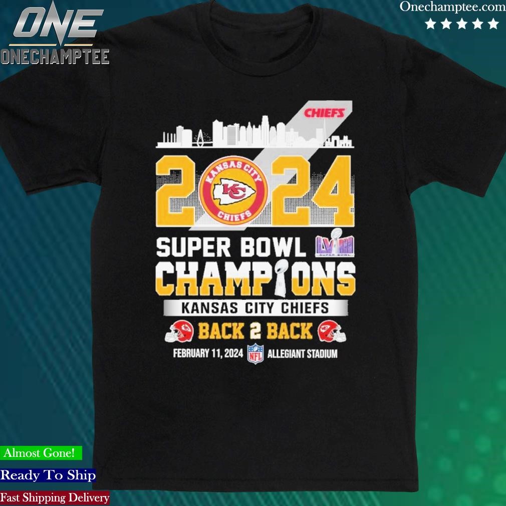 Kansas City Chiefs Super Bowl LVIII 2024 Back2back Champions T Shirt