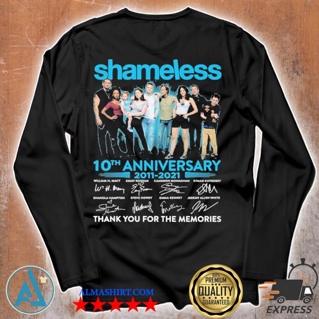 Shameless 12Th Anniversary 2011-2023 Thank You For The Memories Signatures  Shirt - Tiniven