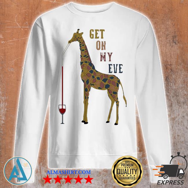 Women's Get on My Level Giraffe V-Neck T-Shirt