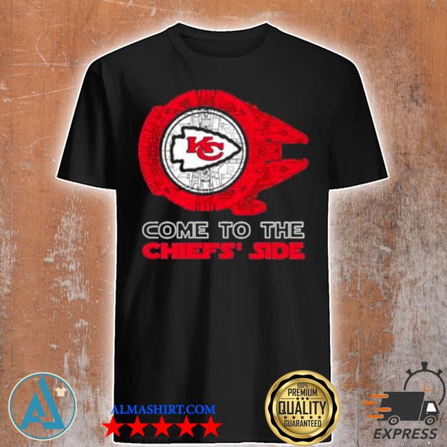 Join the Kansas City Chiefs' Side Star Wars Millennium Falcon T-Shirt, Kc  Chiefs Gifts