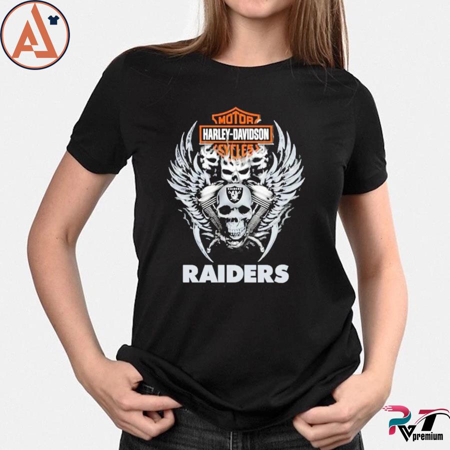 Harley Davidson NFL Las Vegas Raiders T-Shirt, hoodie, sweater, long sleeve  and tank top