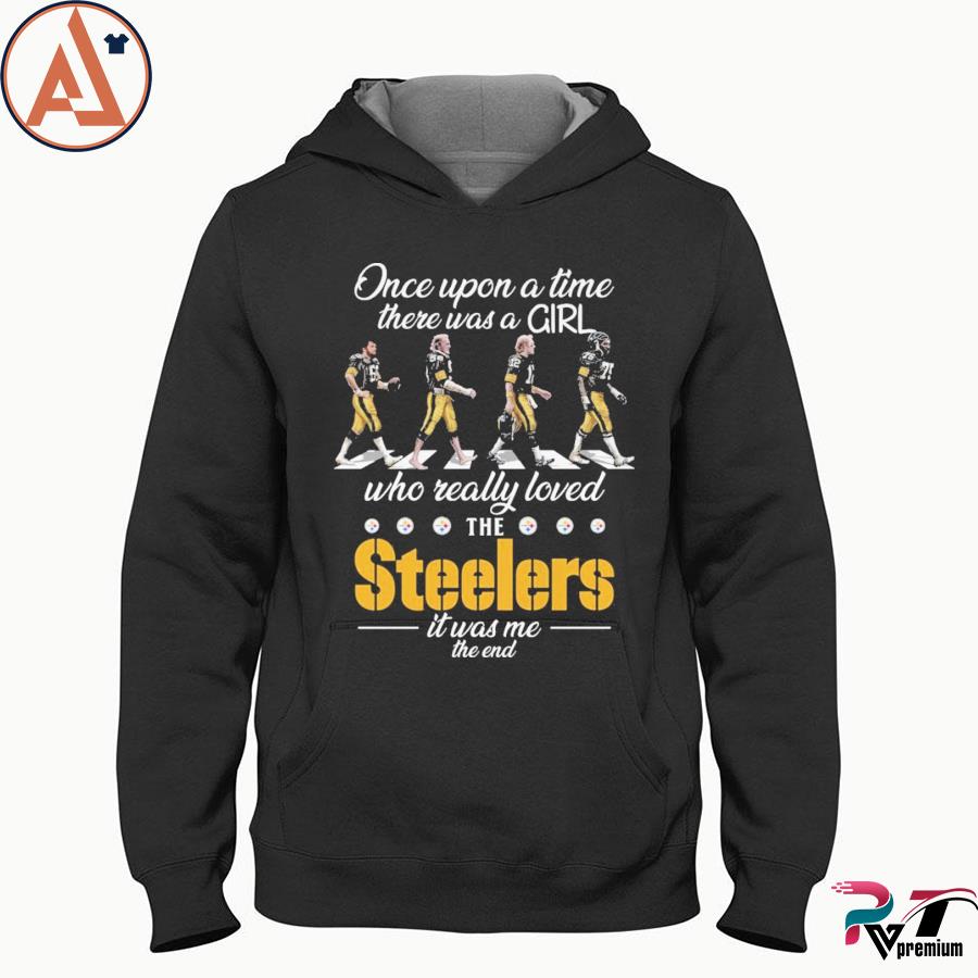 Once upon a time there was a girl who really loved Disney and Steelers shirt  - Kingteeshop