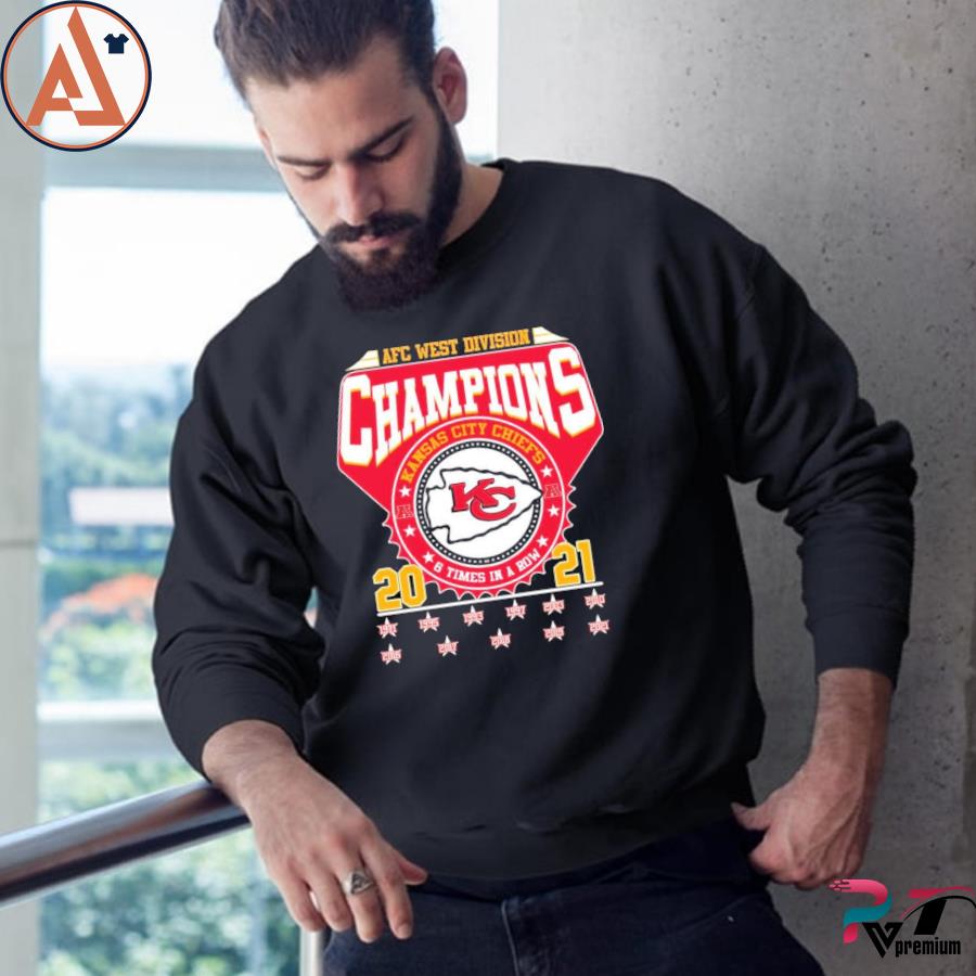 AFC West Division Champions 2021 Kansas City Chiefs Chiefs 6 Time