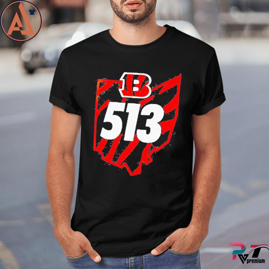 Cincinnati Bengals Black Hometown Collection 513 Shirt - Trend T