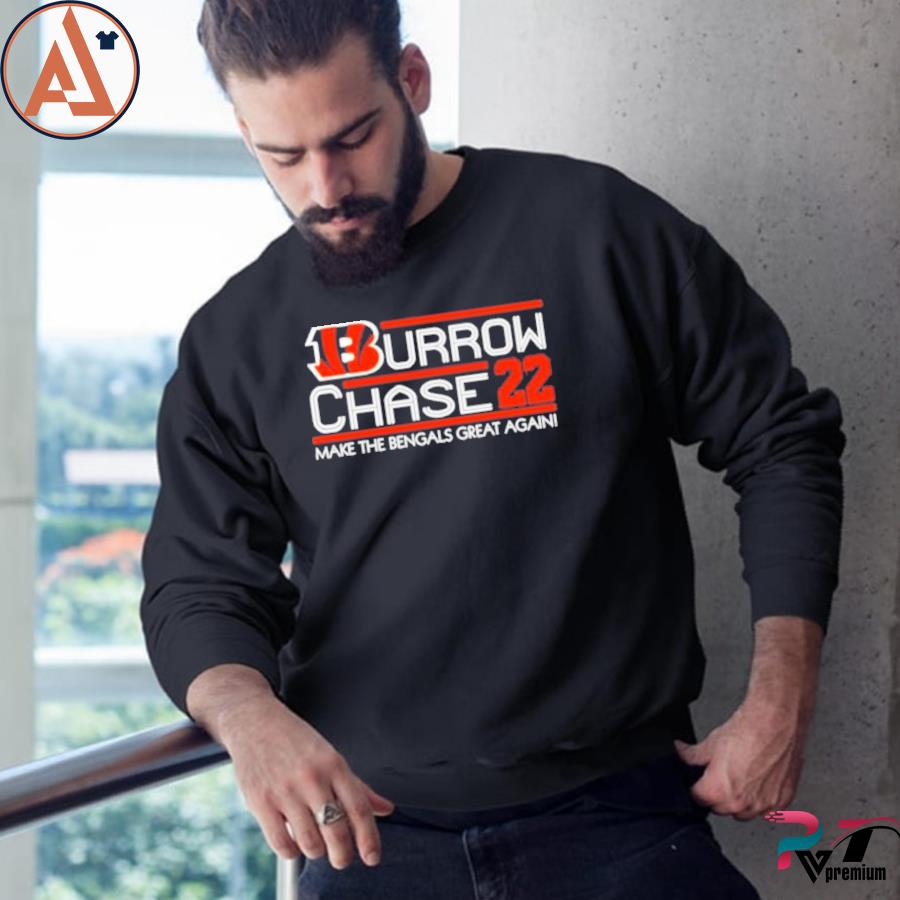 Cincinnati Bengals Joe Burrow Chase '22 T-shirt, hoodie, sweater, long  sleeve and tank top