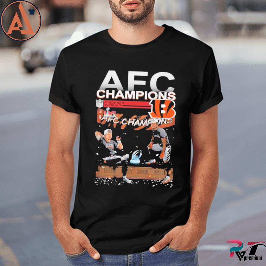 bengals afc champions shirts