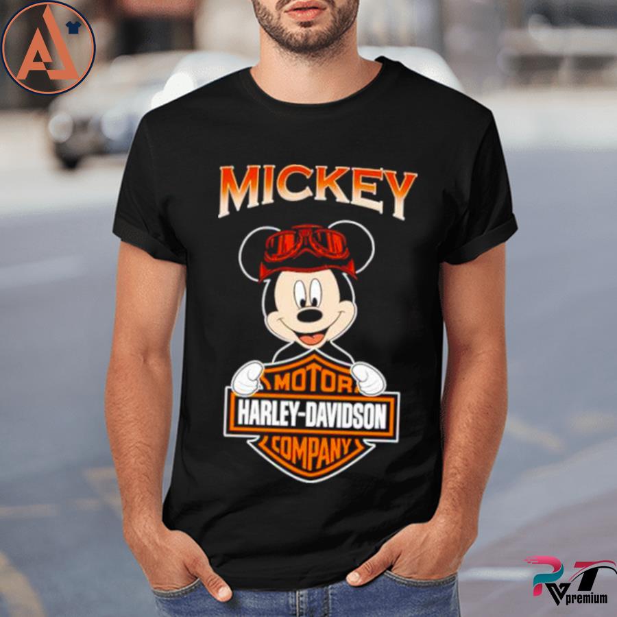 Mickey mouse hotsell harley davidson t-shirt