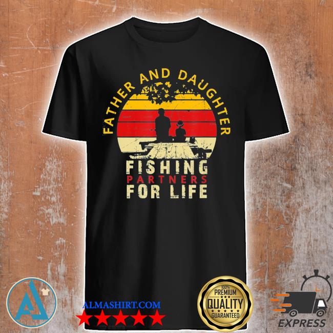 Dad and Daughter Fisherman Daddy Father's Day Fishing T-Shirt