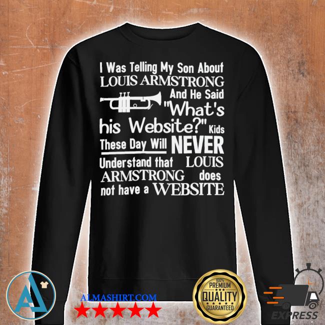 louis armstrong website shirt
