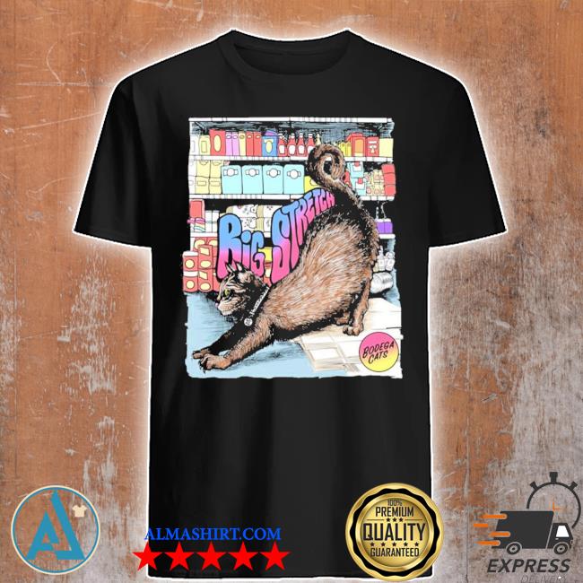 Official bodega cats merch big stretch shirt