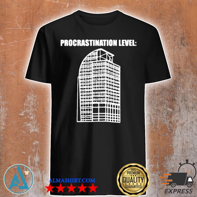 Official procrastination Level Building Orlando Florida T-shirt