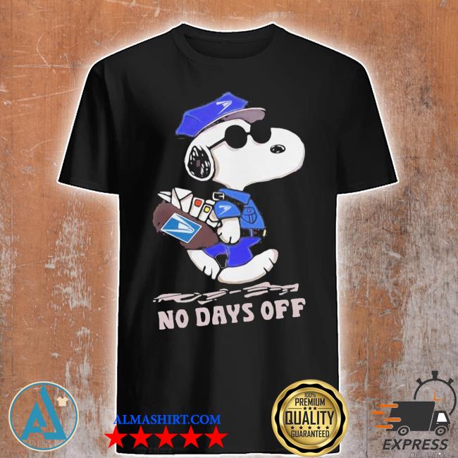 Official snoopy No Days Off Shirt