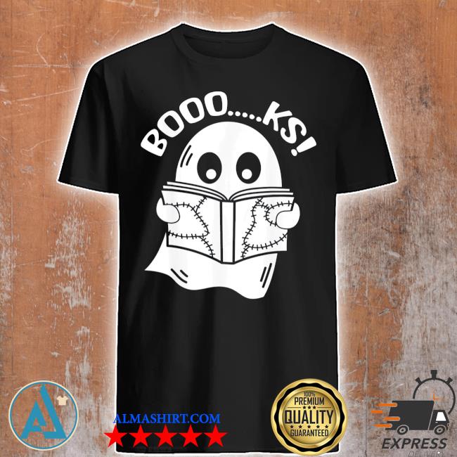 Official spooky boooks reading halloween book lover costume shirt