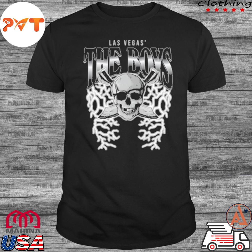 The Boys Las Vegas Raiders lightning skull logo T-shirt, hoodie