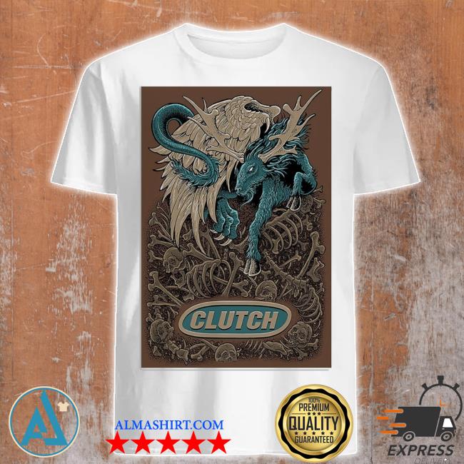 Clutch mountain of bone tour 2022 poster shirt