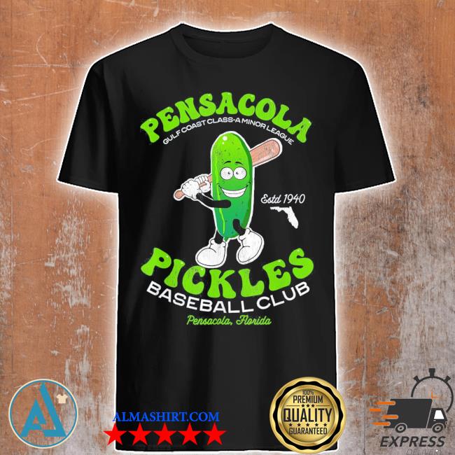 Pensacola pickles minor league retro baseball team shirt