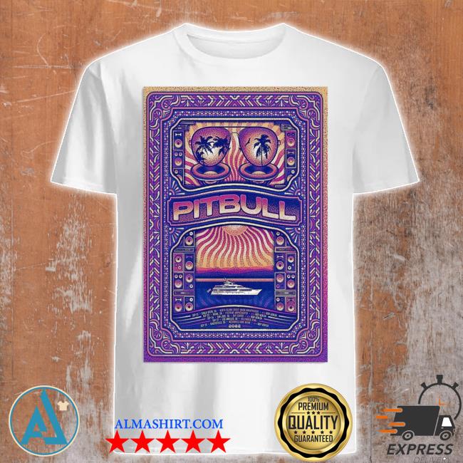 Pitbull tour 2022 poster shirt