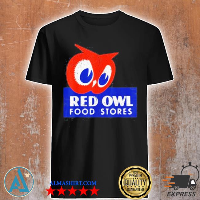 Red owl groceries defunct grocery store shirt