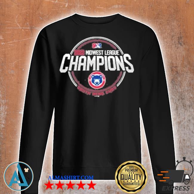 South Bend Cubs 2022 MWL Champions Player Tee Black / LG