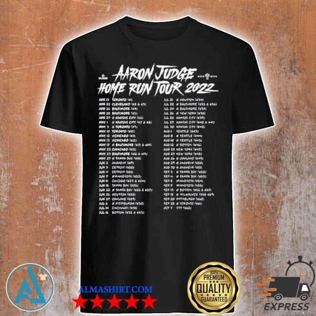 Aaron Judge Home Run Tour 2022 Shirt, Home Run Tour 2022 Tee