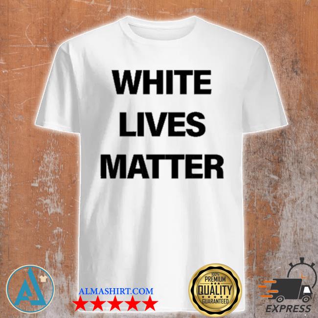K speaks white lives matter black crewneck shirt