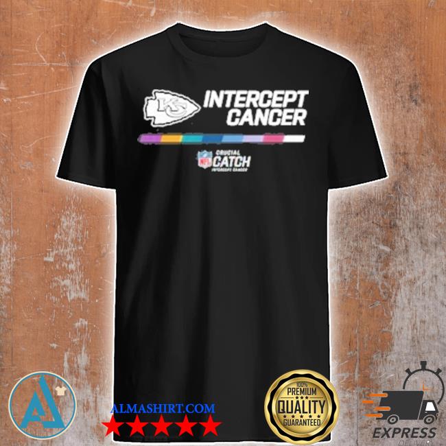 NFL Intercept Cancer Crucial Catch Kansas City Chiefs 2022 Shirt, hoodie,  sweatshirt and long sleeve