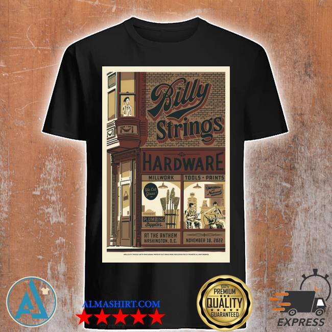 Billy strings nov 18 2022 the anthem Washington DC poster shirt