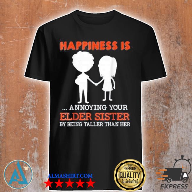 Funny sibling gift for little brother lil sister shirt