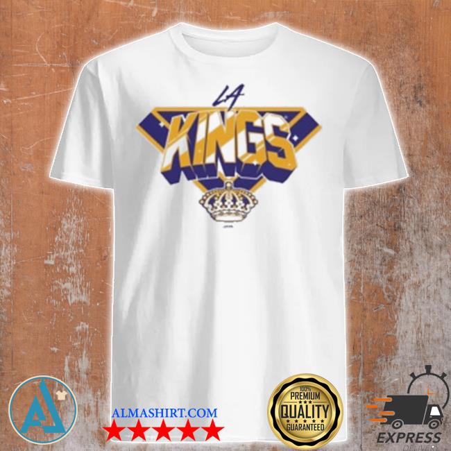 Nhl shop los angeles kings white team jersey inspired shirt
