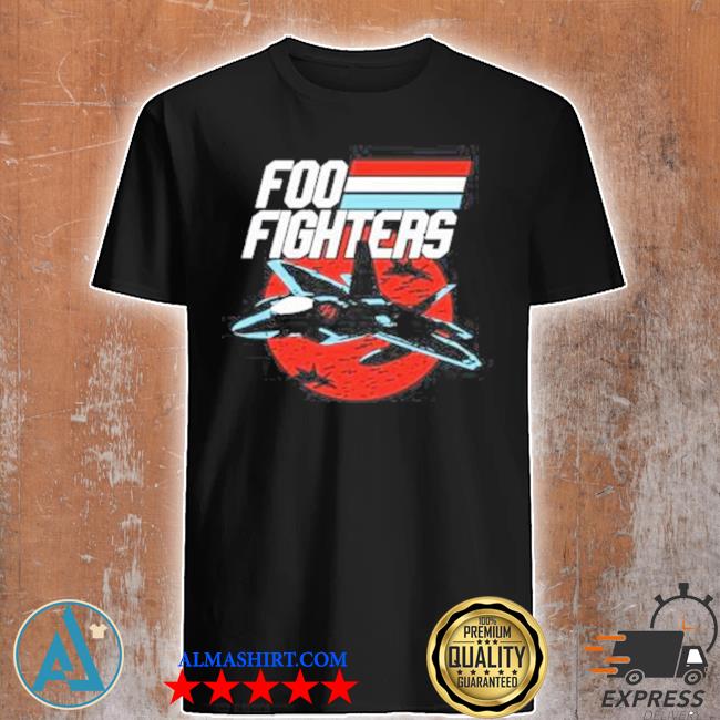 Ryan pinesworth foofighters fighter jet shirt