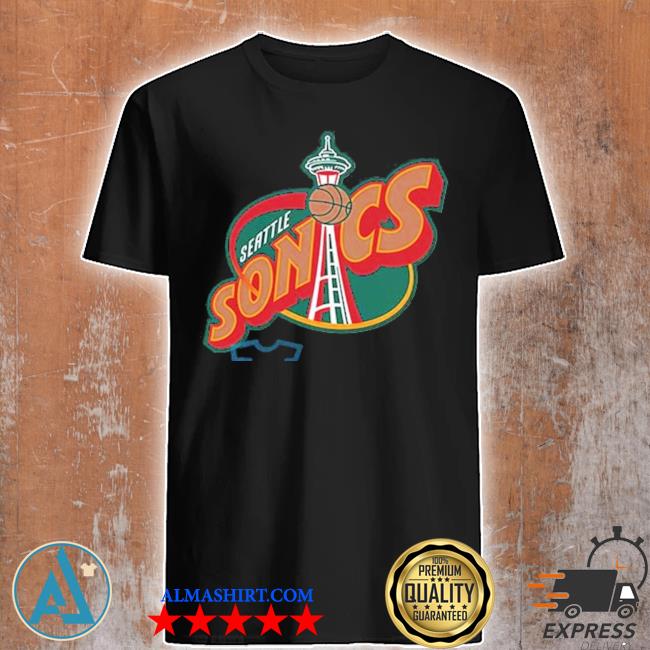 Seattle supersonics space needle shirt