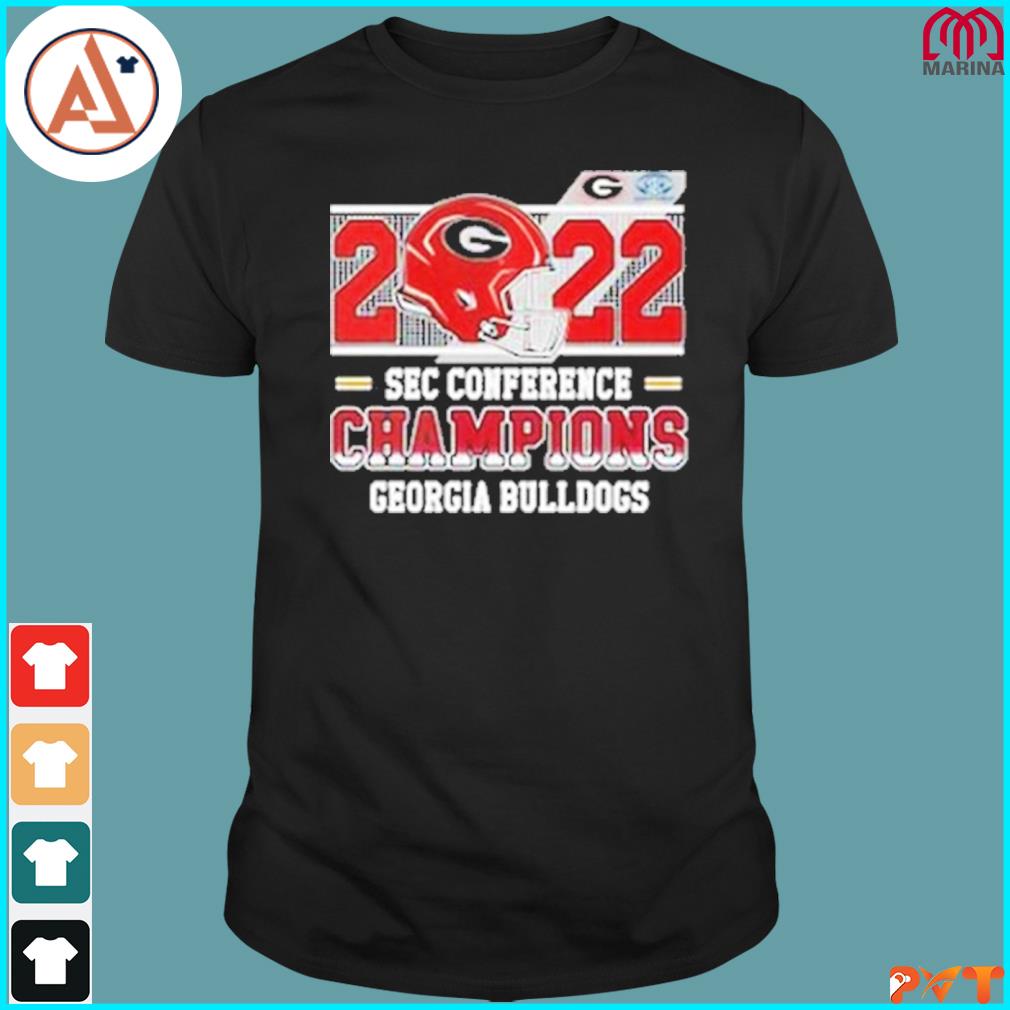 2022 Georgia Bulldogs SEC Football Championship Helmet Matchup T-shirt