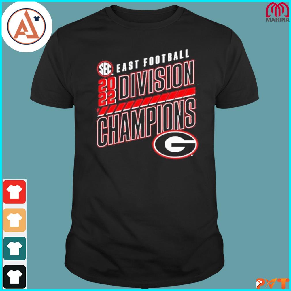 2022 SEC East Division Football Champions Georgia Bulldogs T-shirt
