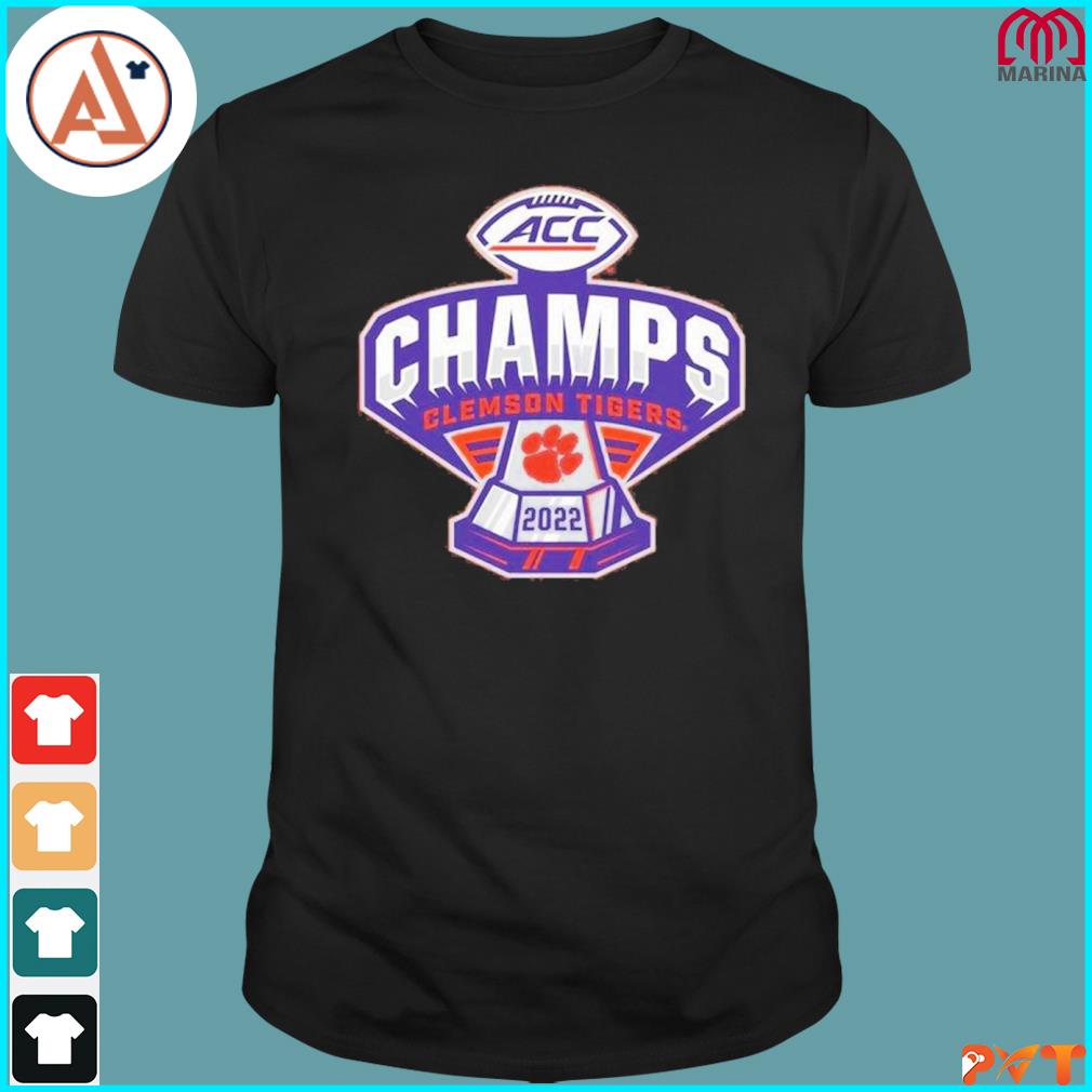 Clemson Tigers 2022 Atlantic Coast Conference Champions Shirt