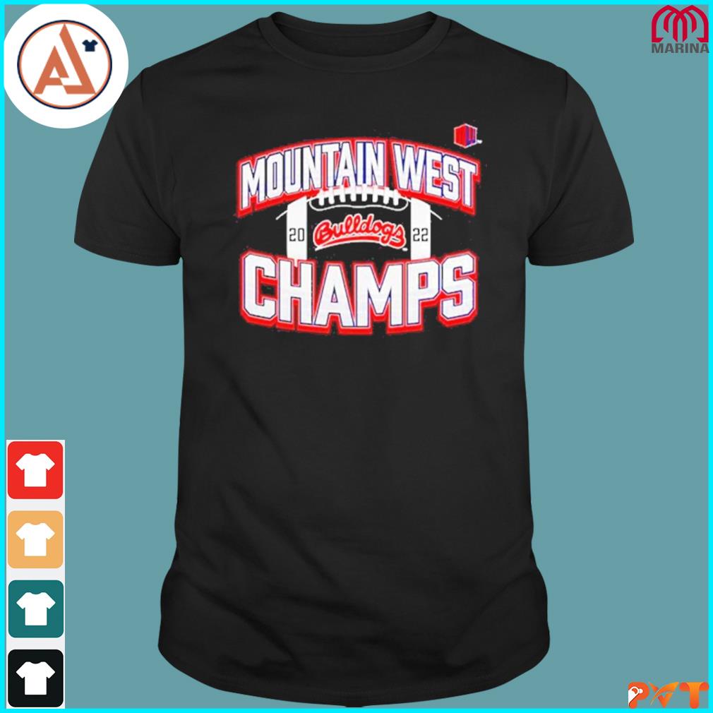 Fresno State Bulldogs 2022 Mountain West Football Conference Champions T-shirt