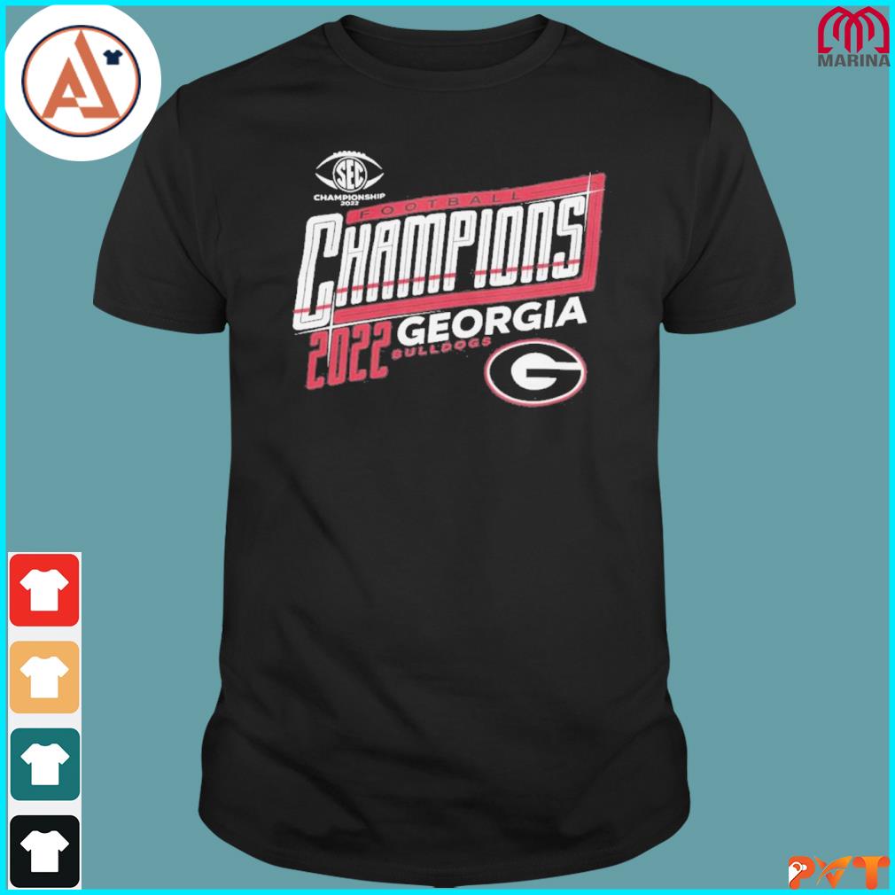 Georgia Bulldogs 2022 sec champions Georgia Bulldogs sec Football conference champions shirt