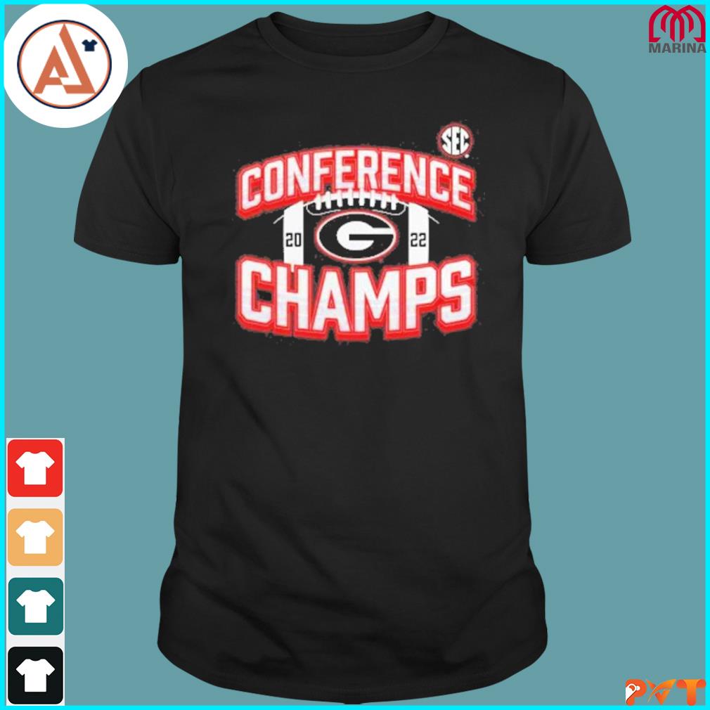 Georgia Bulldogs 2022 SEC Football Conference Champions Icon T-shirt