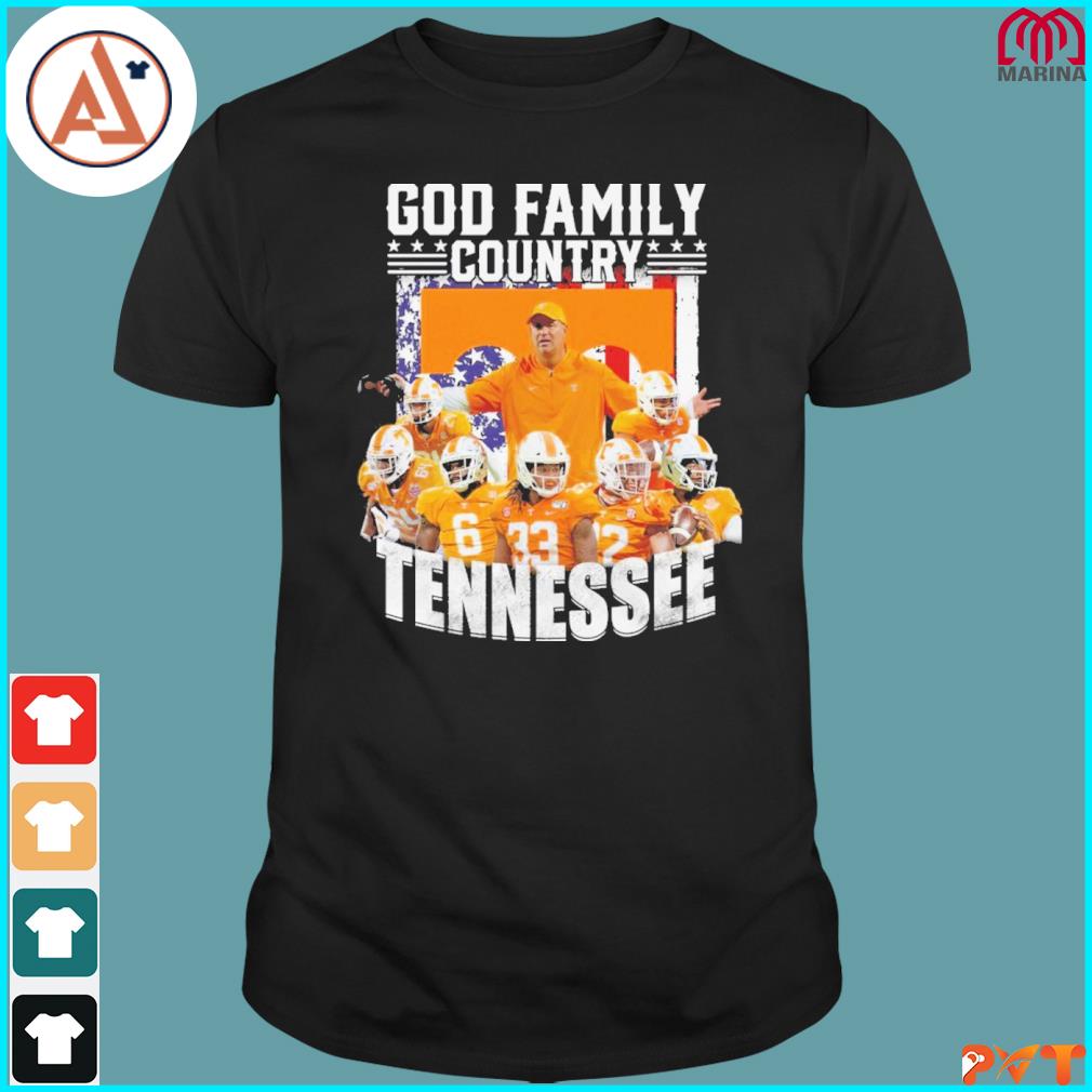God family country Tennessee American flag shirt