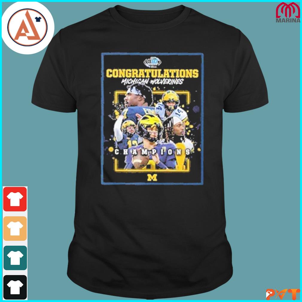 Hail To The Victors Michigan Wolverines Are 2022 Champions Go Blue Style T-Shirt