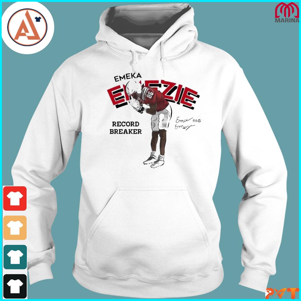 JakobI meyers on mac jones emeka emezie record breaker shirt, hoodie,  sweater, long sleeve and tank top