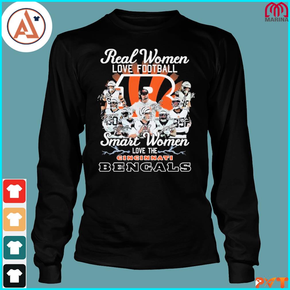 Real Women Love Football Smart The Cincinnati Bengals Shirt ⋆ Vuccie