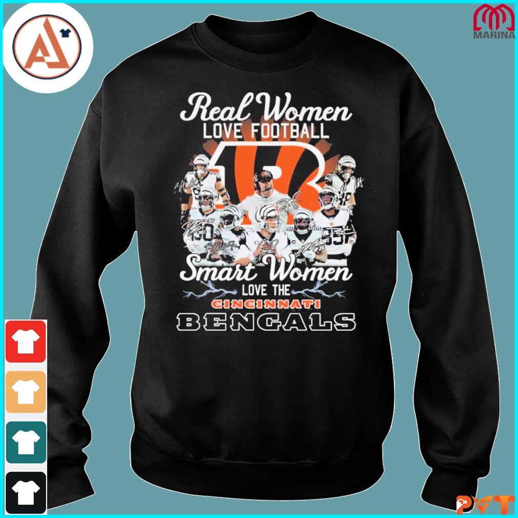 Real Women Love Football Smart The Cincinnati Bengals Shirt ⋆ Vuccie