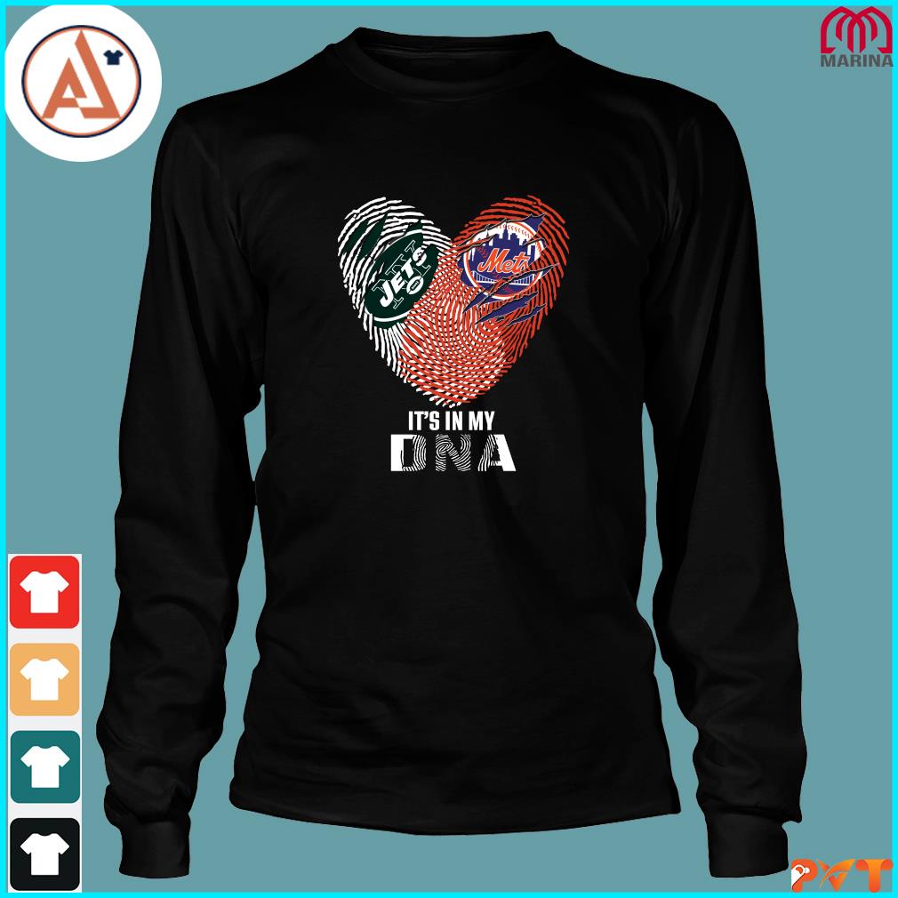 The New York Jets And Mets It's In My Dna Nfl Football Heart shirt