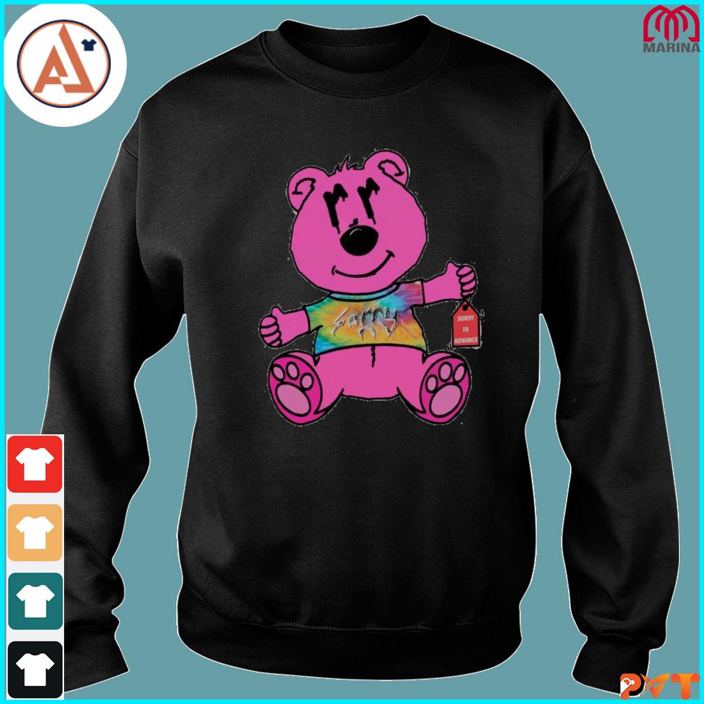 Kansas city Chiefs 2023 Joe burrow pink bear sorry in advance shirt,  hoodie, sweater, long sleeve and tank top