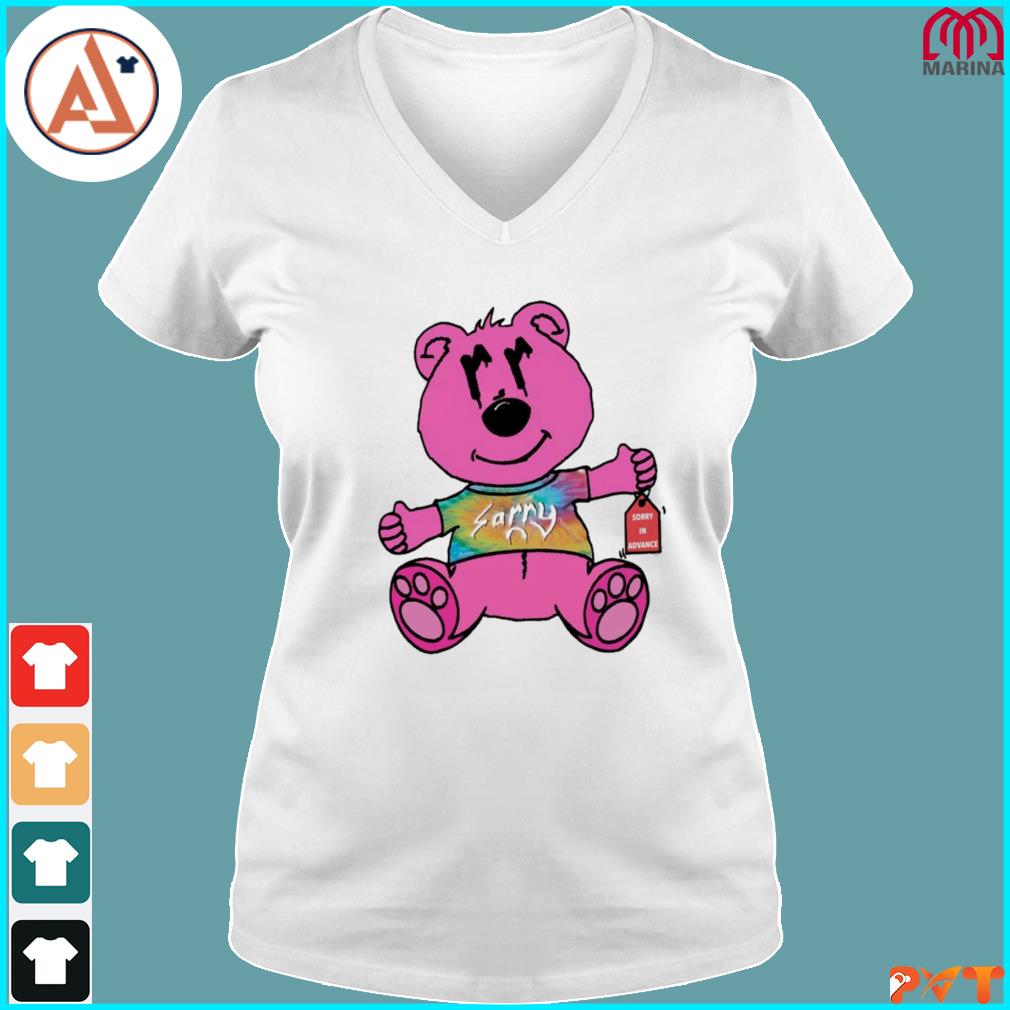 Top joe Burrow pink bear sorry in advance shirt, hoodie, sweater, long  sleeve and tank top