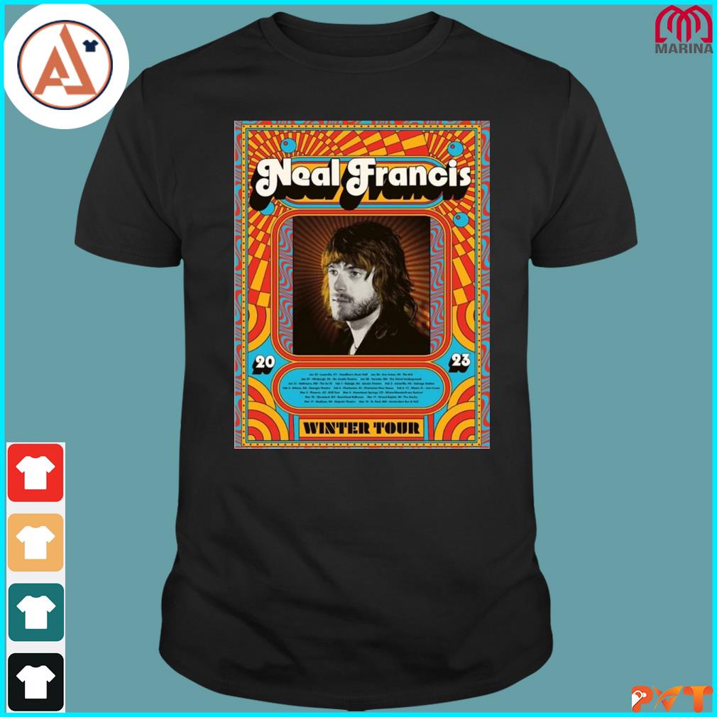 Official neal francis winter tour 2023 poster shirt