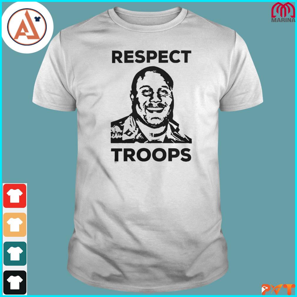 Official respect troops shirt