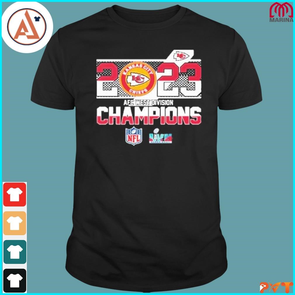 Kansas City Chiefs 2023 AFC West Division Champions Super Bowl LVII shirt,  hoodie, sweater, long sleeve and tank top