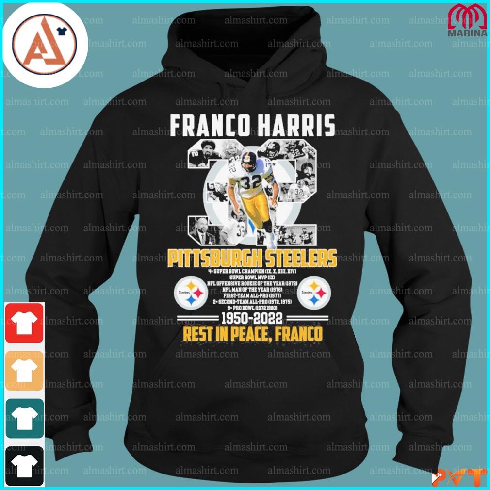 Official franco Harris Pittsburgh Steelers 1950 2023 rest in peace franco  shirt,tank top, v-neck for men and women