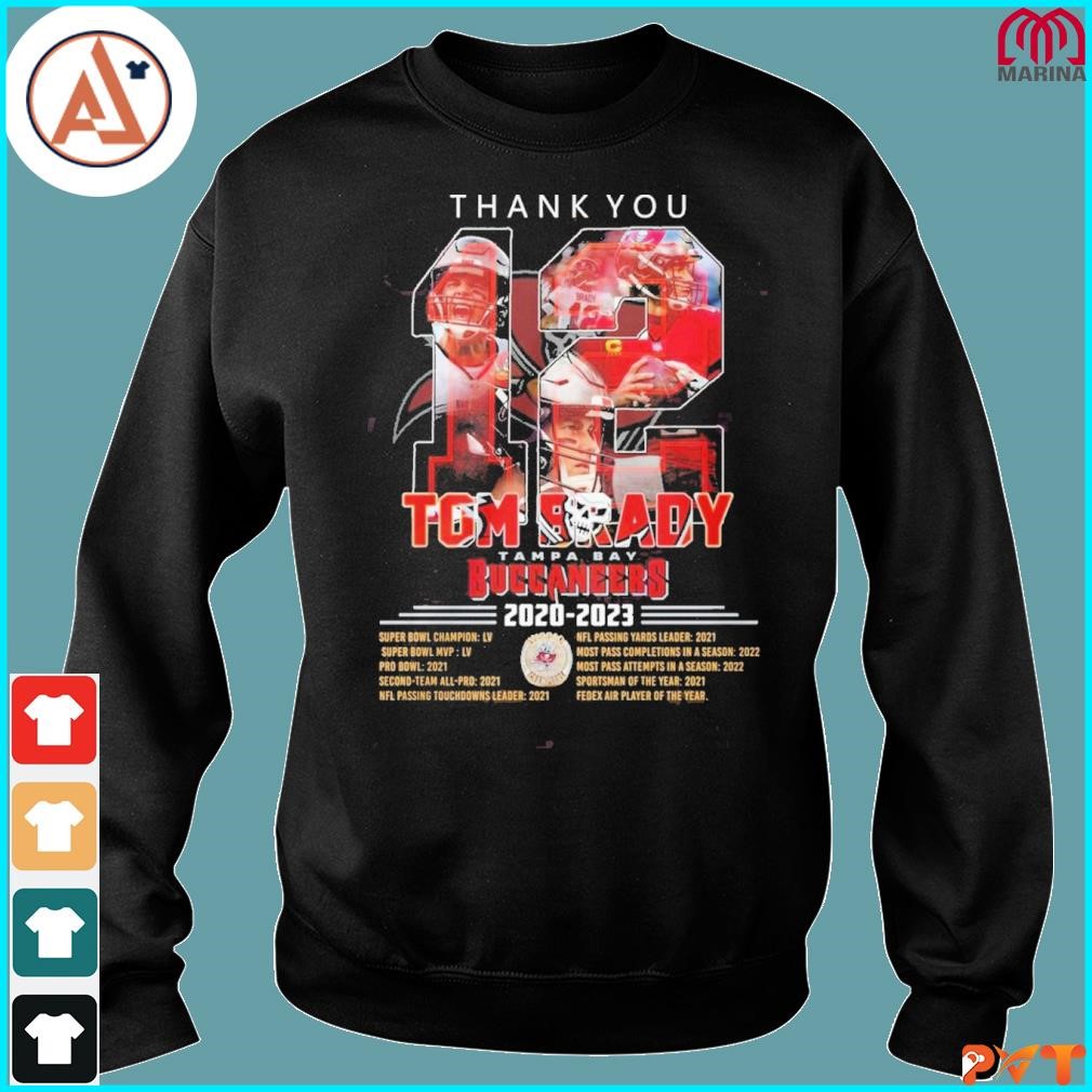 Congrats And Thank You Tom Brady In Tampa Bay Buccaneers T-shirt - Masteez